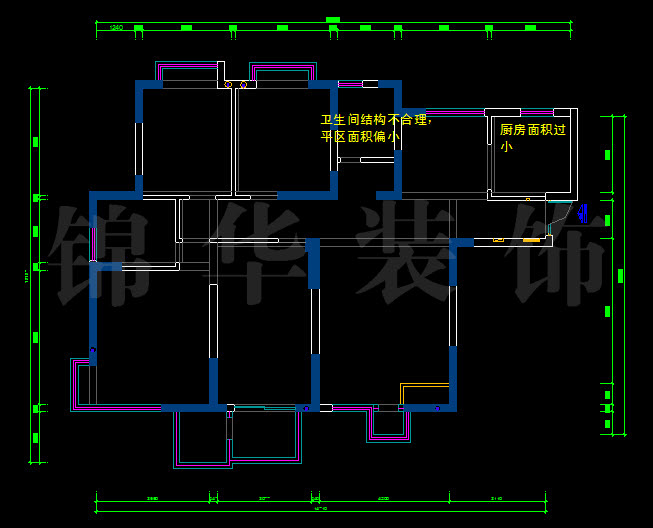 長安西街1號(hào)150平米 戶型